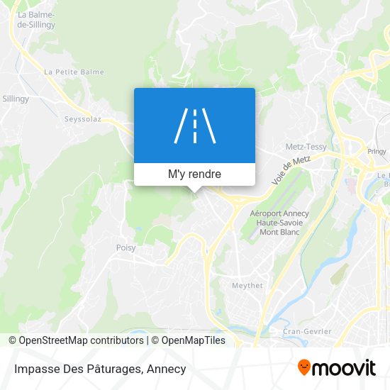 Impasse Des Pâturages plan