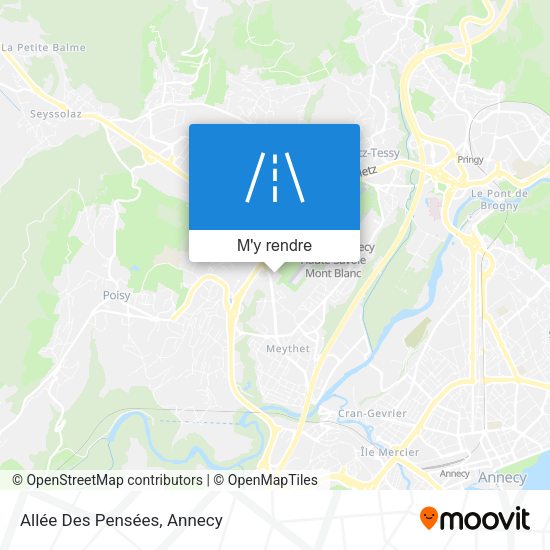 Allée Des Pensées plan