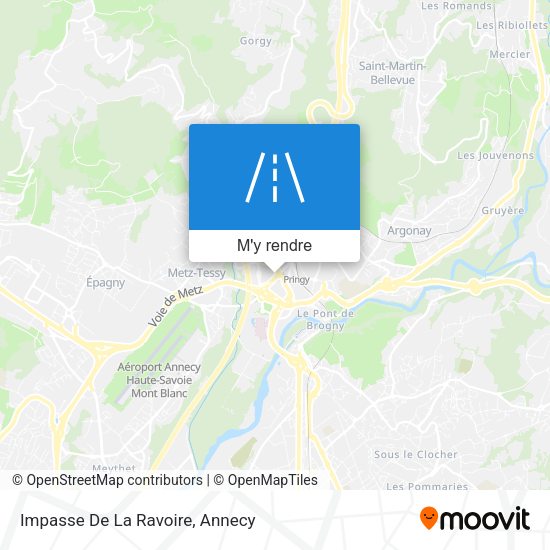 Impasse De La Ravoire plan