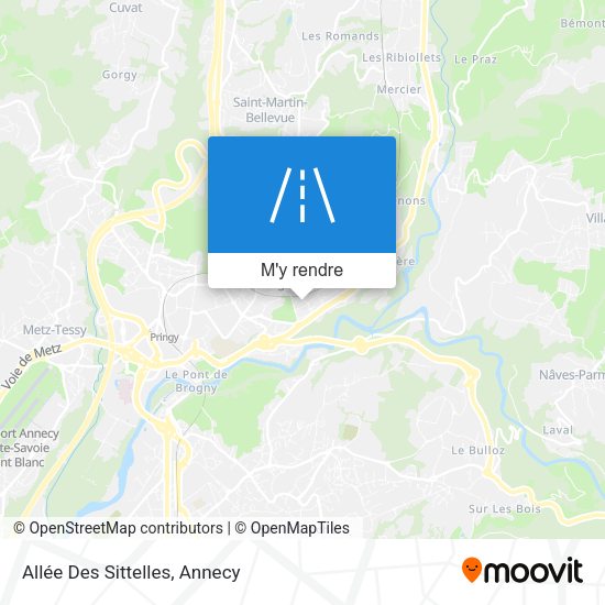 Allée Des Sittelles plan