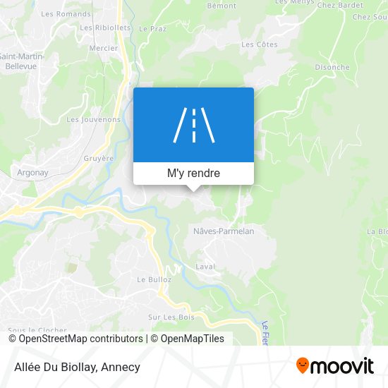 Allée Du Biollay plan