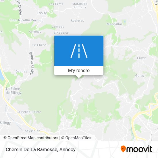 Chemin De La Ramesse plan