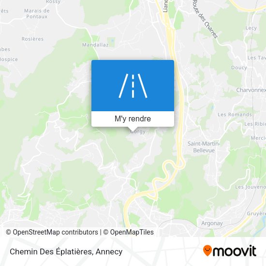 Chemin Des Éplatières plan
