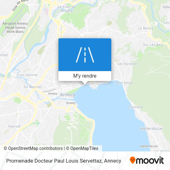 Promenade Docteur Paul Louis Servettaz plan