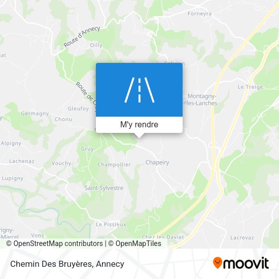Chemin Des Bruyères plan