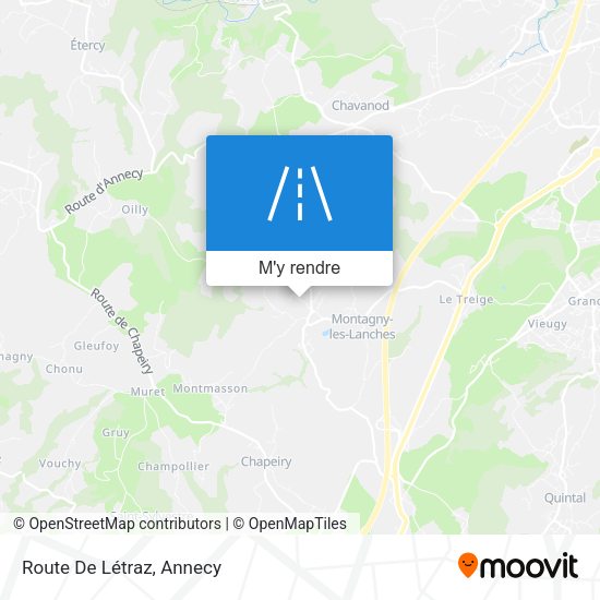Route De Létraz plan