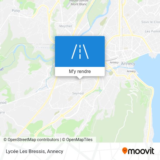 Lycée Les Bressis plan