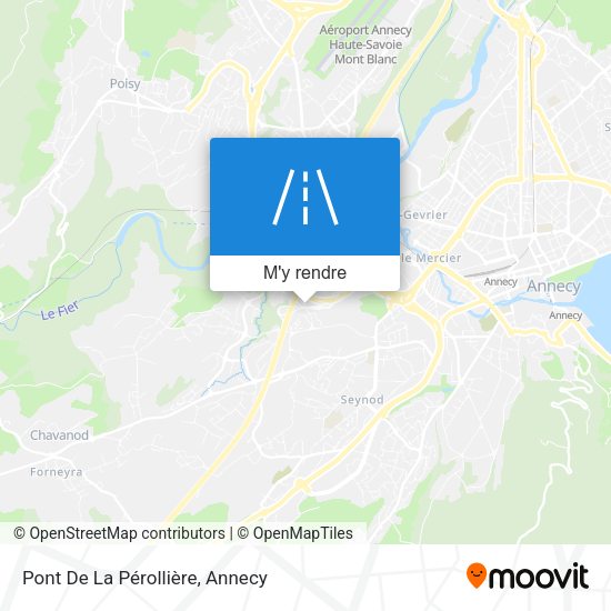 Pont De La Pérollière plan