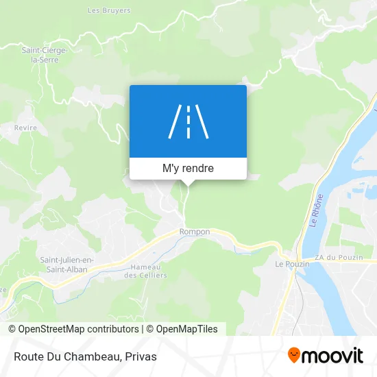 Route Du Chambeau plan
