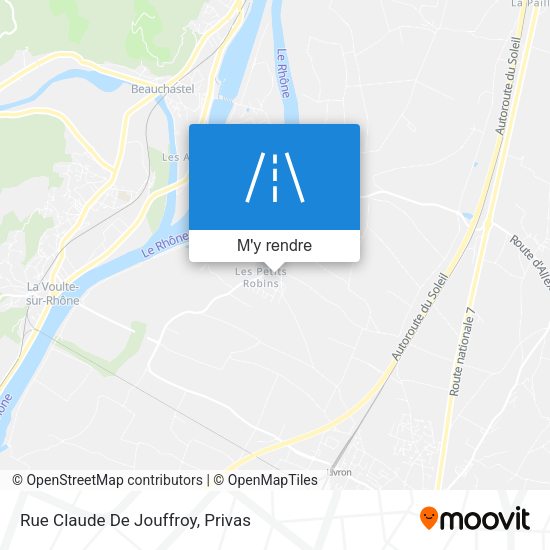 Rue Claude De Jouffroy plan