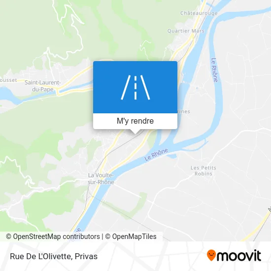 Rue De L'Olivette plan