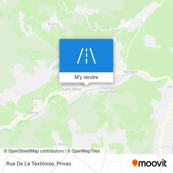 Rue De La Textiloise plan