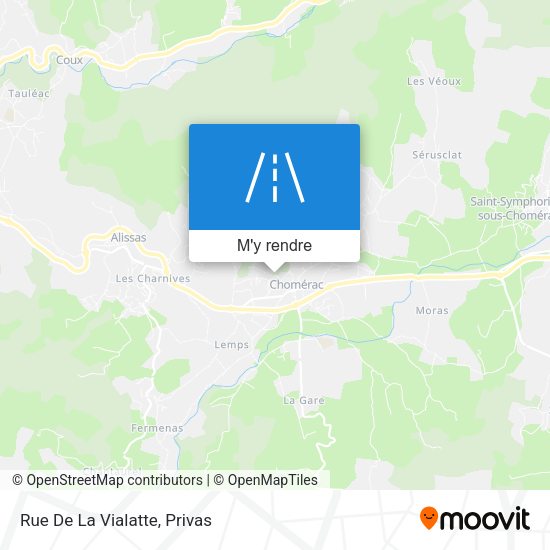 Rue De La Vialatte plan