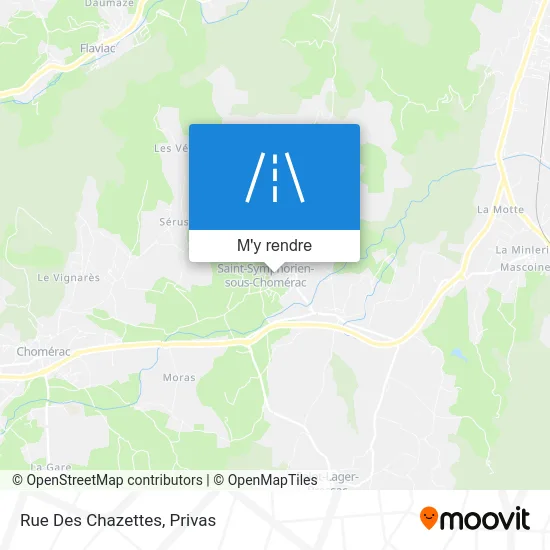 Rue Des Chazettes plan