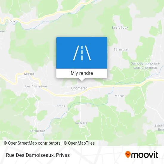 Rue Des Damoiseaux plan