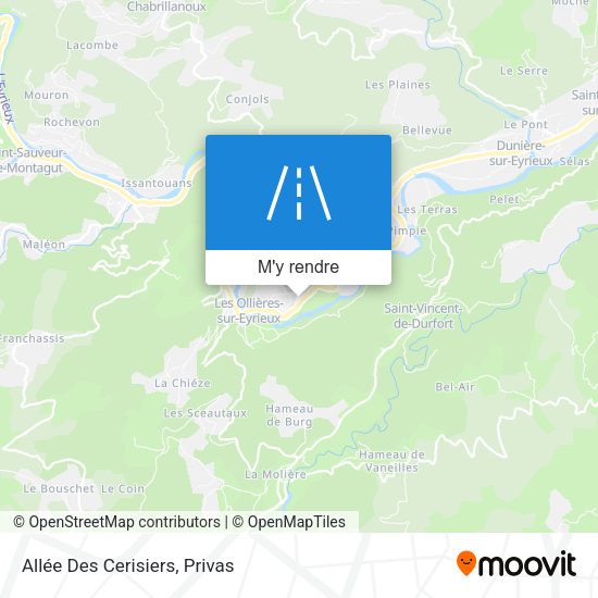 Allée Des Cerisiers plan