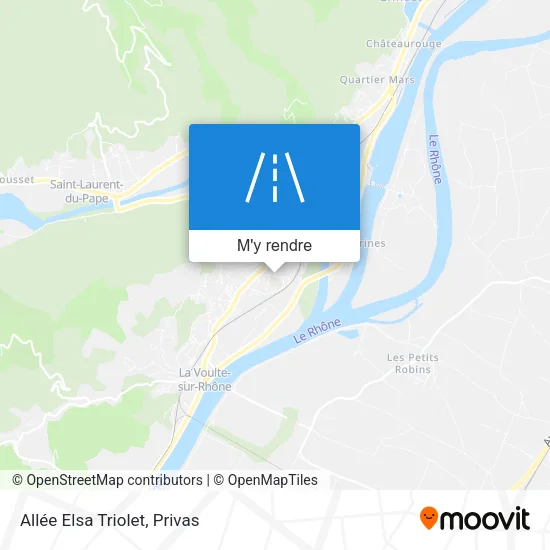 Allée Elsa Triolet plan