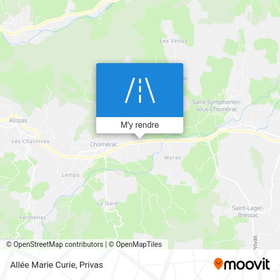 Allée Marie Curie plan