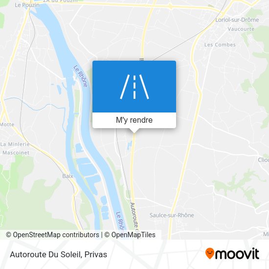 Autoroute Du Soleil plan