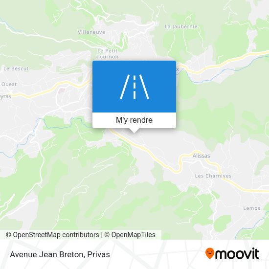 Avenue Jean Breton plan