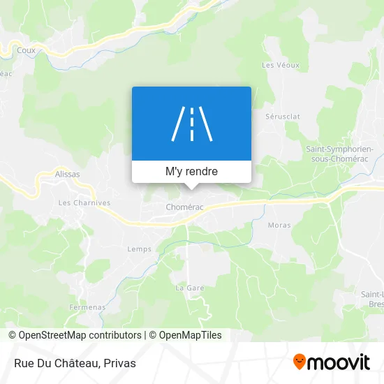 Rue Du Château plan