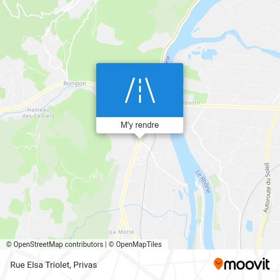 Rue Elsa Triolet plan