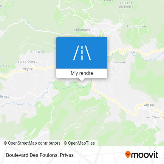 Boulevard Des Foulons plan