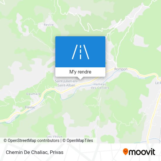 Chemin De Chaliac plan