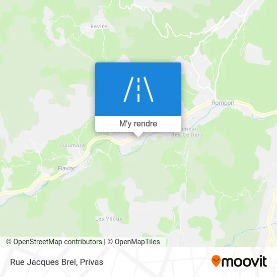 Rue Jacques Brel plan