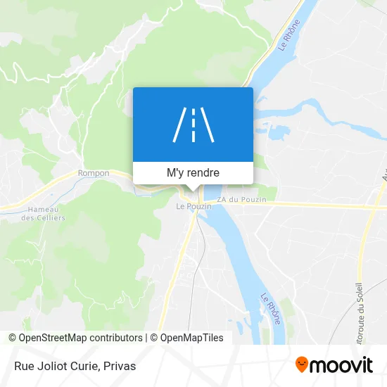 Rue Joliot Curie plan