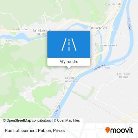 Rue Lotissement Pabion plan