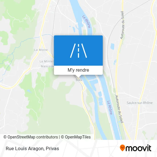 Rue Louis Aragon plan