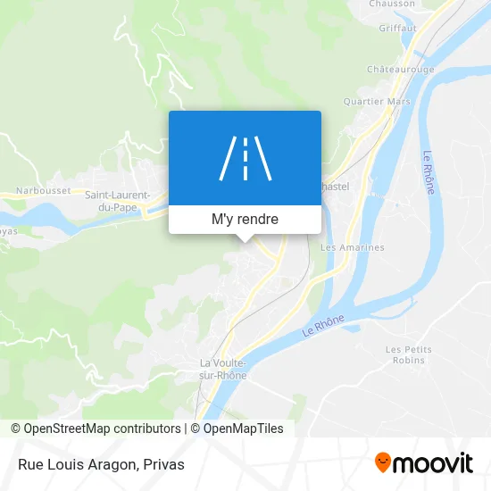 Rue Louis Aragon plan