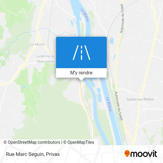 Rue Marc Seguin plan