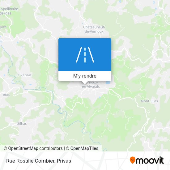 Rue Rosalie Combier plan