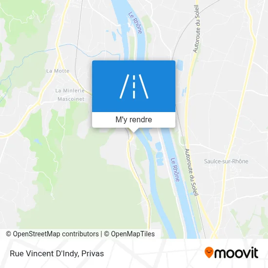 Rue Vincent D'Indy plan