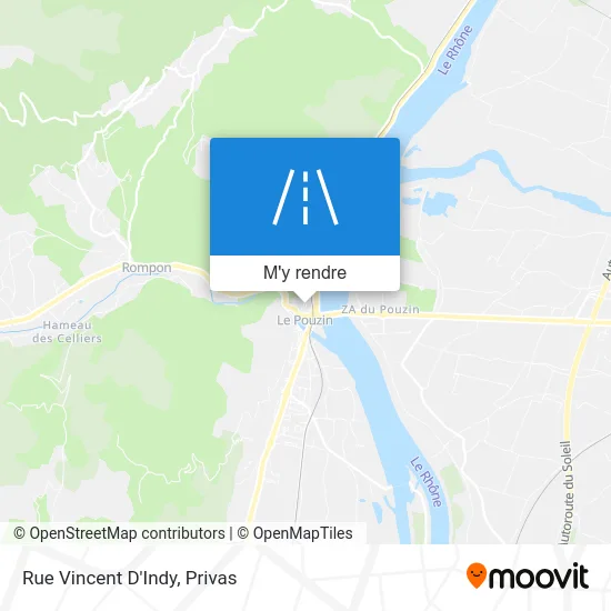 Rue Vincent D'Indy plan