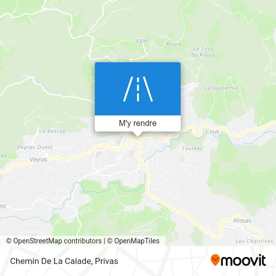 Chemin De La Calade plan
