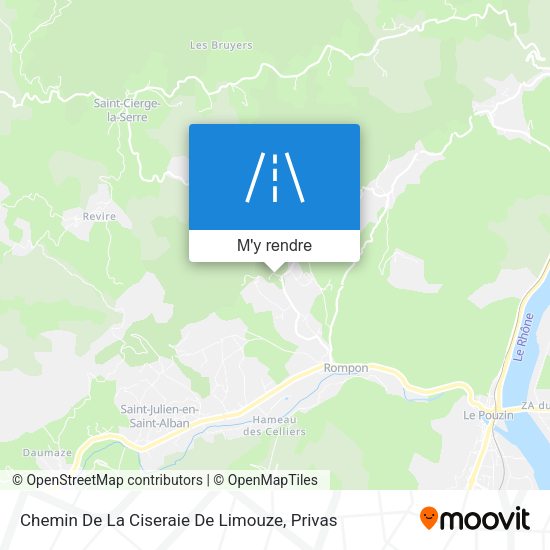 Chemin De La Ciseraie De Limouze plan