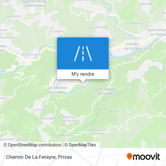 Chemin De La Fereyre plan