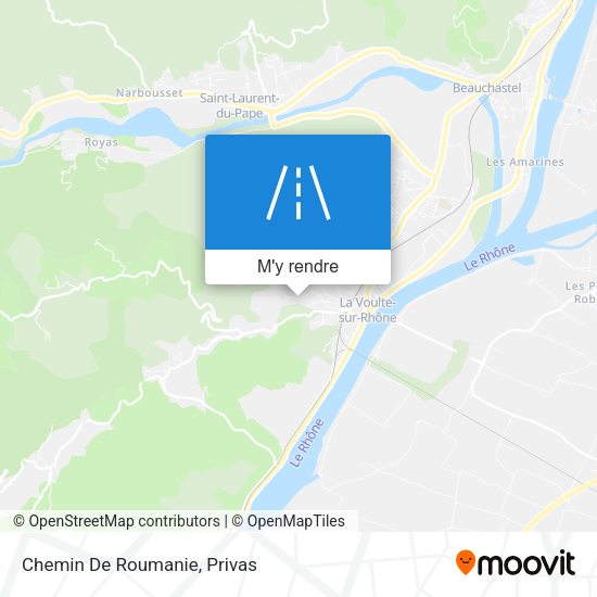 Chemin De Roumanie plan