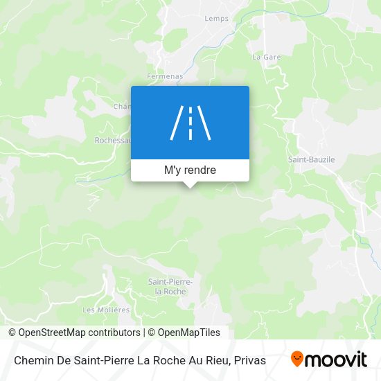 Chemin De Saint-Pierre La Roche Au Rieu plan