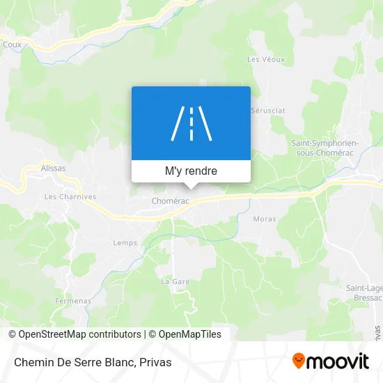 Chemin De Serre Blanc plan