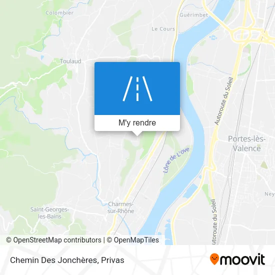 Chemin Des Jonchères plan