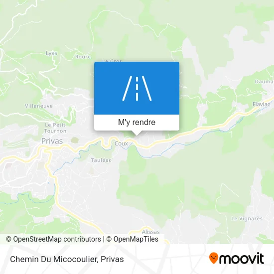 Chemin Du Micocoulier plan