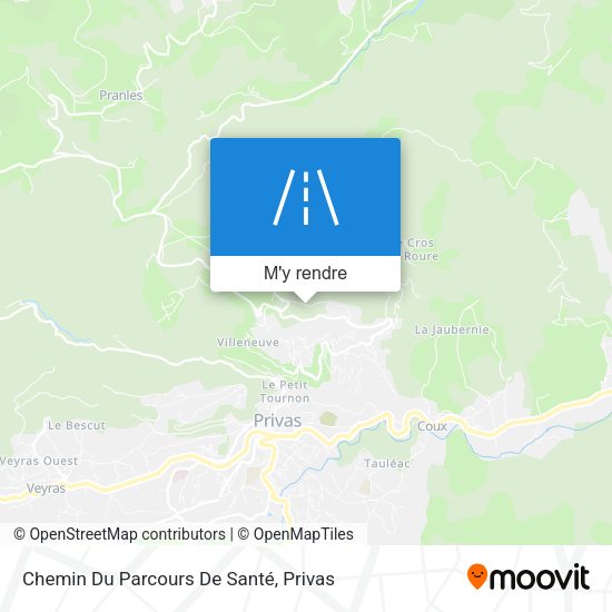 Chemin Du Parcours De Santé plan