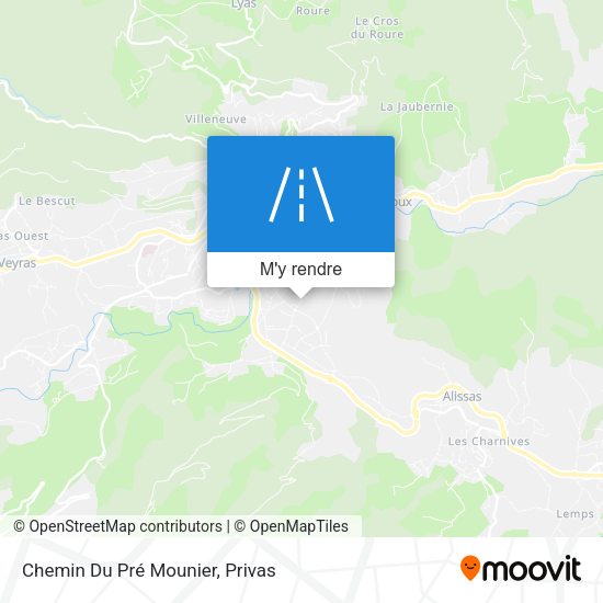 Chemin Du Pré Mounier plan