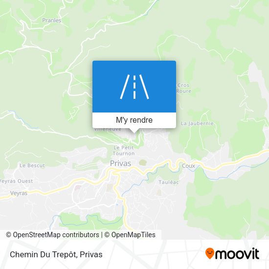 Chemin Du Trepôt plan