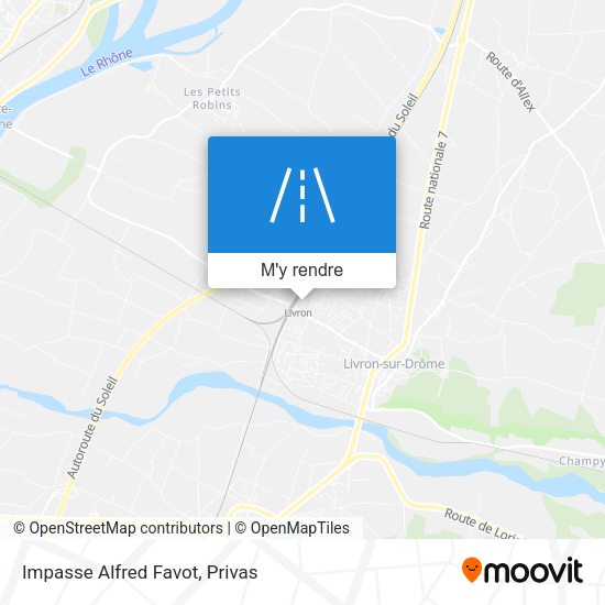 Impasse Alfred Favot plan
