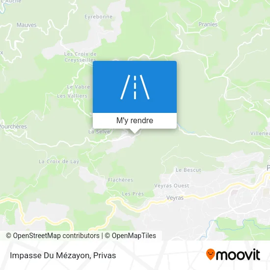 Impasse Du Mézayon plan